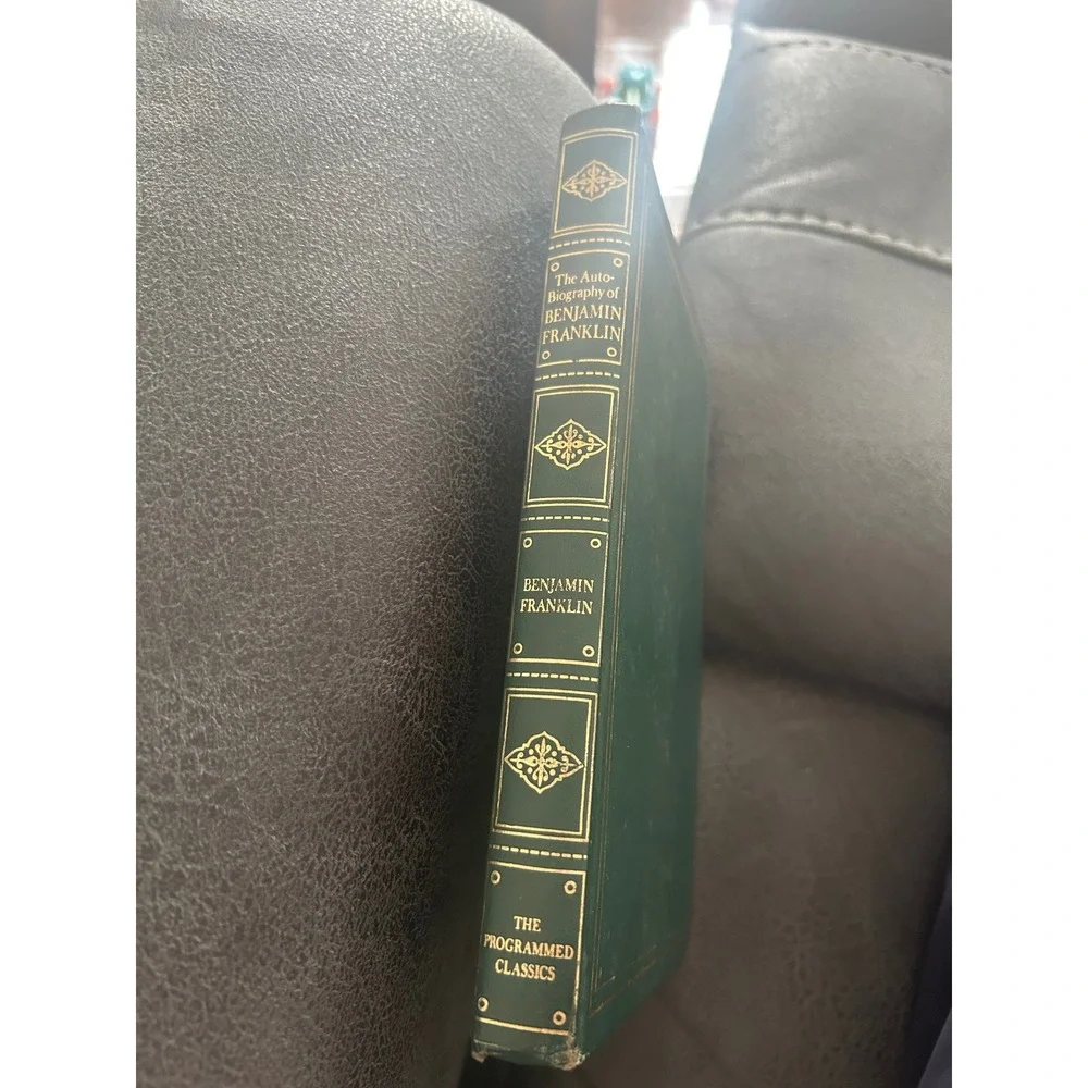 The Autobiography of Benjamin Franklin Programmed Classics Green Hardcover 1923